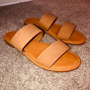 Tan sandals